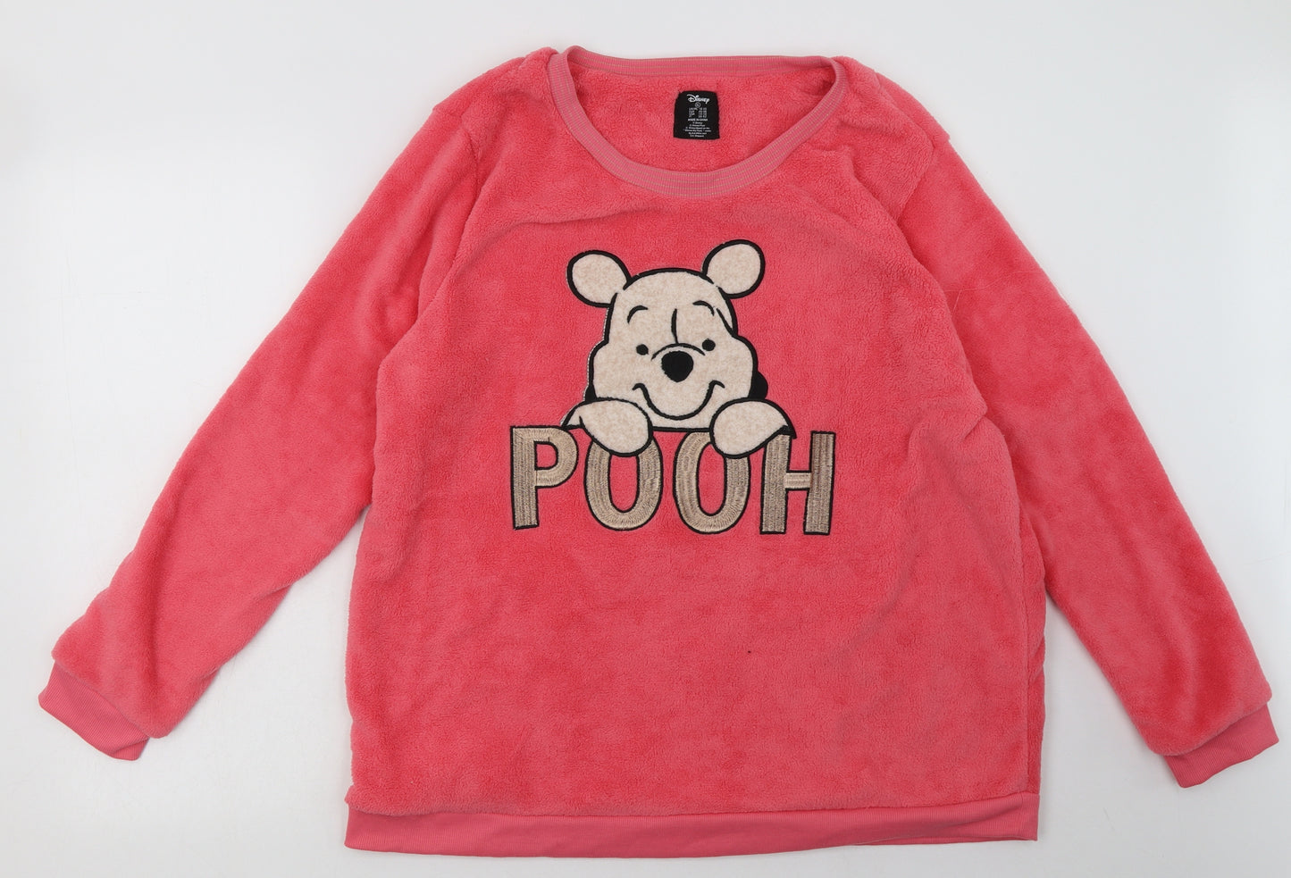 Primark Womens Pink  Polyester  Pyjama Top Size L   - Winnie The Pooh