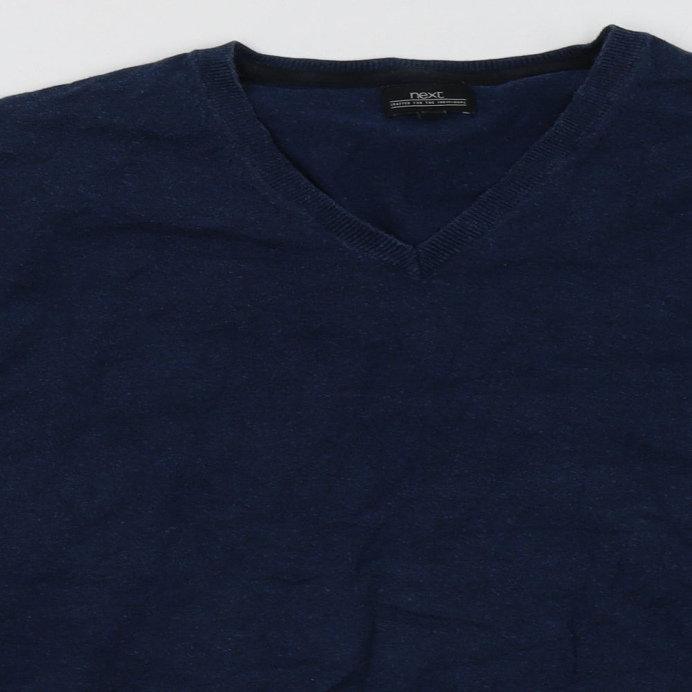 NEXT Mens Blue  Cotton Pullover Sweatshirt Size XL