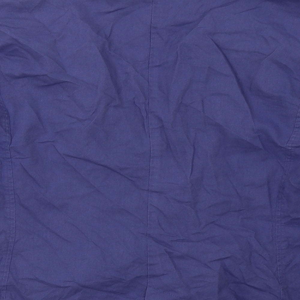 Marks and Spencer Womens Purple   Jacket Blazer Size 18  Button