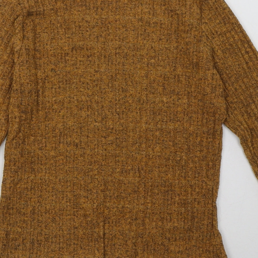 Primark Womens Yellow  Polyester Pullover Sweatshirt Size S  Pullover
