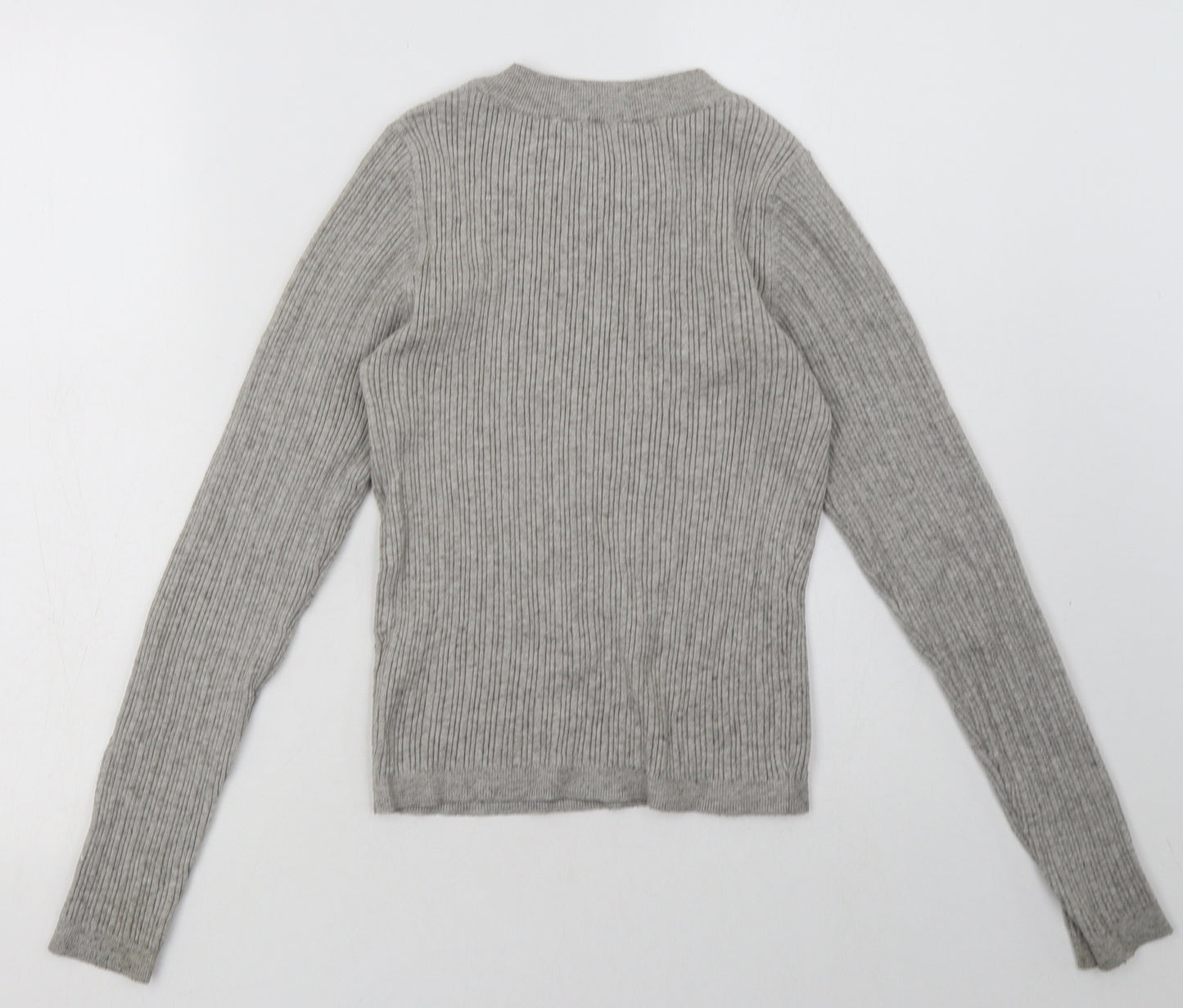 ASOS Womens Grey  Polyester Pullover Sweatshirt Size 8  Pullover