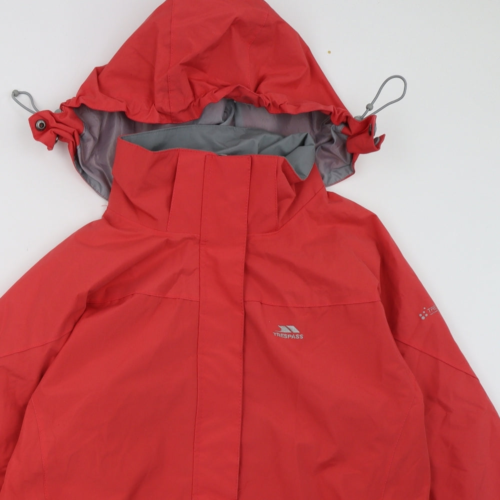 Trespass Womens Pink   Windbreaker Jacket Size L  Zip
