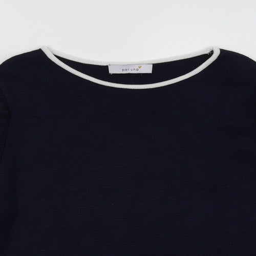 Marks and Spencer Womens Blue  Viscose Pullover Sweatshirt Size 12  Pullover