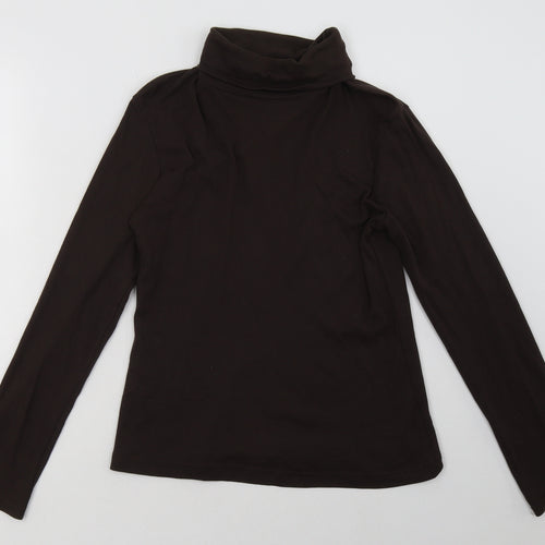 Matalan Womens Brown  Cotton Pullover Sweatshirt Size 12  Pullover