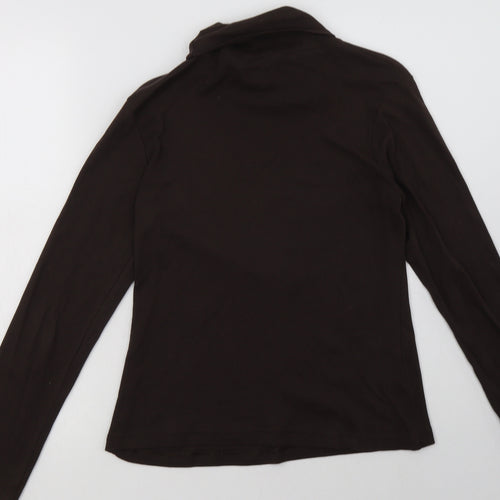 Matalan Womens Brown  Cotton Pullover Sweatshirt Size 12  Pullover