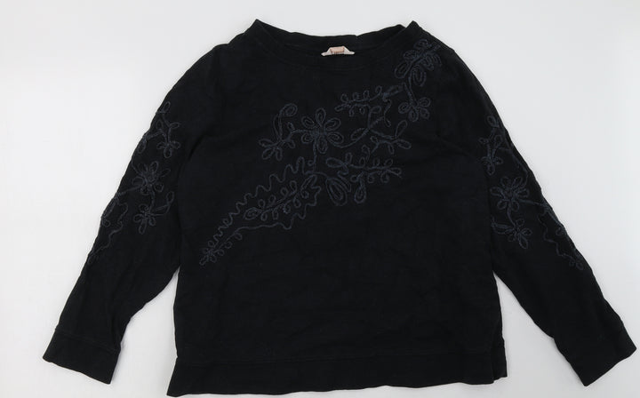 sainsburys Womens Grey Fair Isle Cotton Pullover Sweatshirt Size 16  Pullover