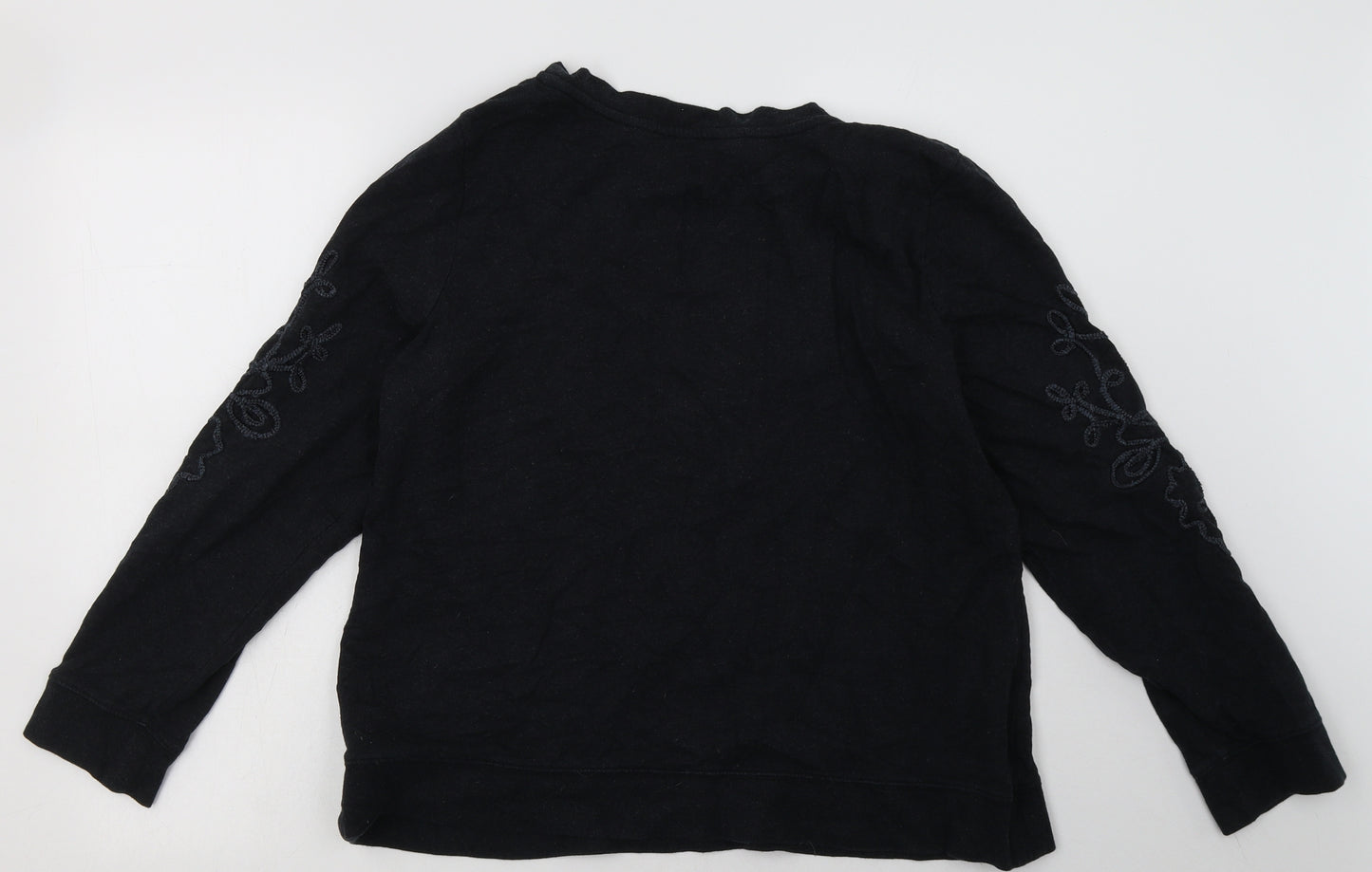 sainsburys Womens Grey Fair Isle Cotton Pullover Sweatshirt Size 16  Pullover