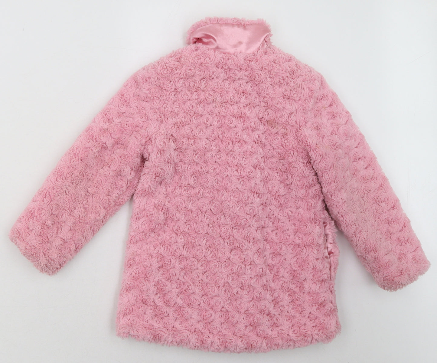 George Girls Pink   Basic Jacket Jacket Size 4-5 Years  Button