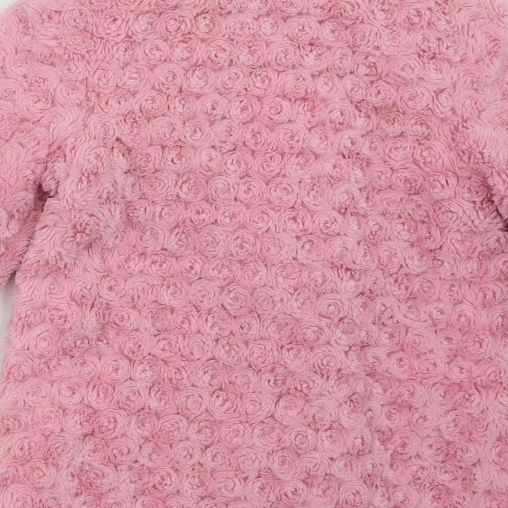 George Girls Pink   Basic Jacket Jacket Size 4-5 Years  Button