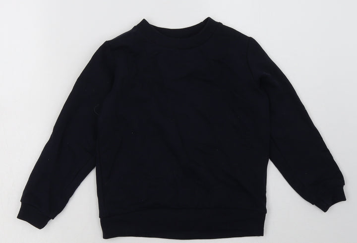 pep&co Boys Blue  Cotton Pullover Sweatshirt Size 5-6 Years  Pullover