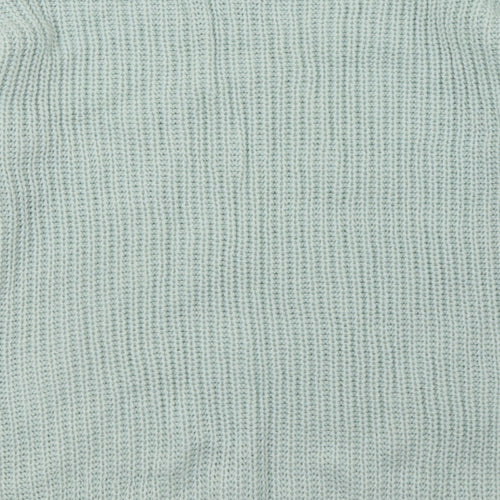 Primark Womens Green Argyle/Diamond Acrylic Pullover Sweatshirt Size 8  Pullover
