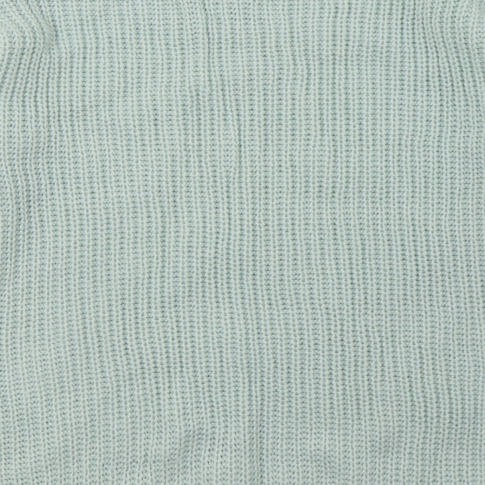 Primark Womens Green Argyle/Diamond Acrylic Pullover Sweatshirt Size 8  Pullover