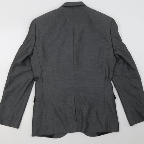 NEXT Mens Grey  Polyester Jacket Blazer Size 38