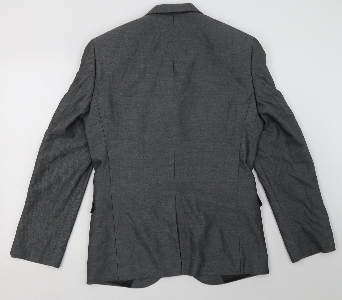 NEXT Mens Grey  Polyester Jacket Blazer Size 38