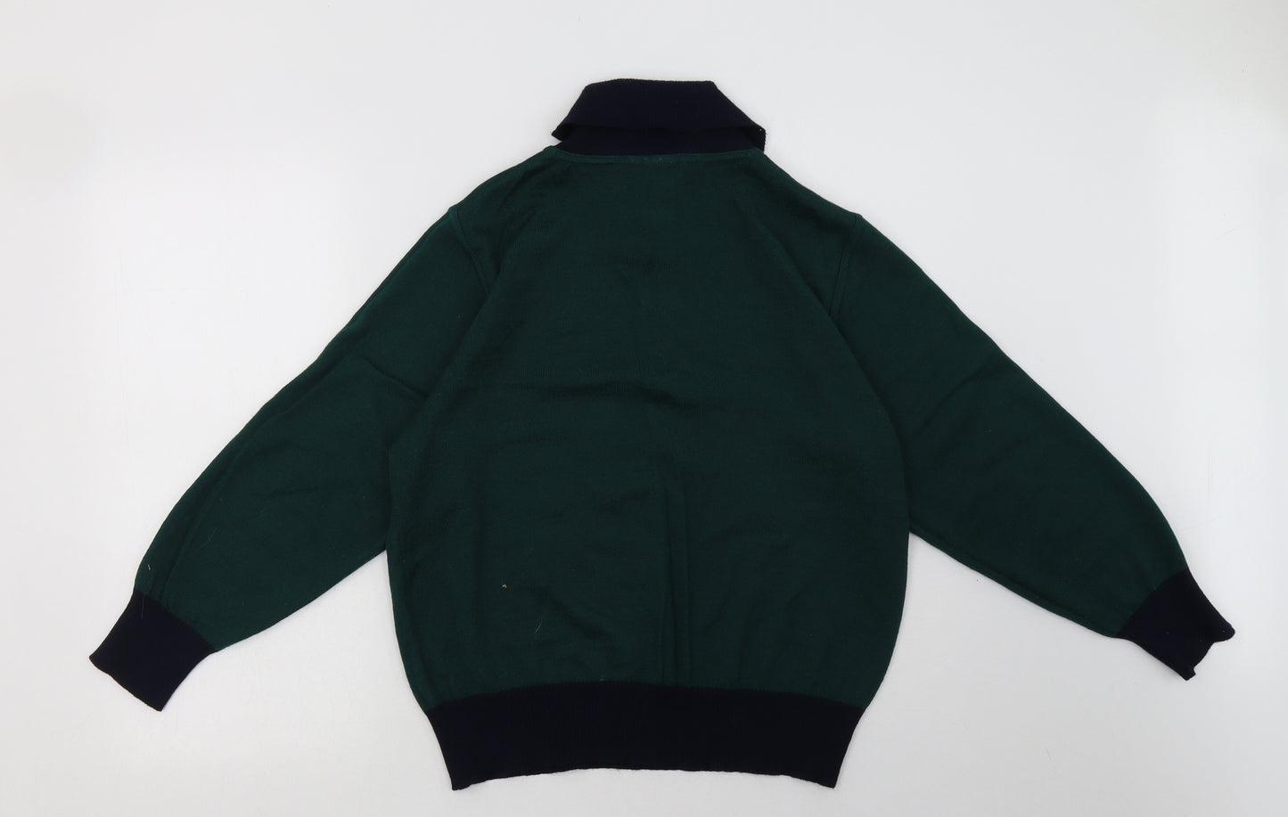 Preworn Womens Green  Wool Pullover Sweatshirt Size 18  Pullover