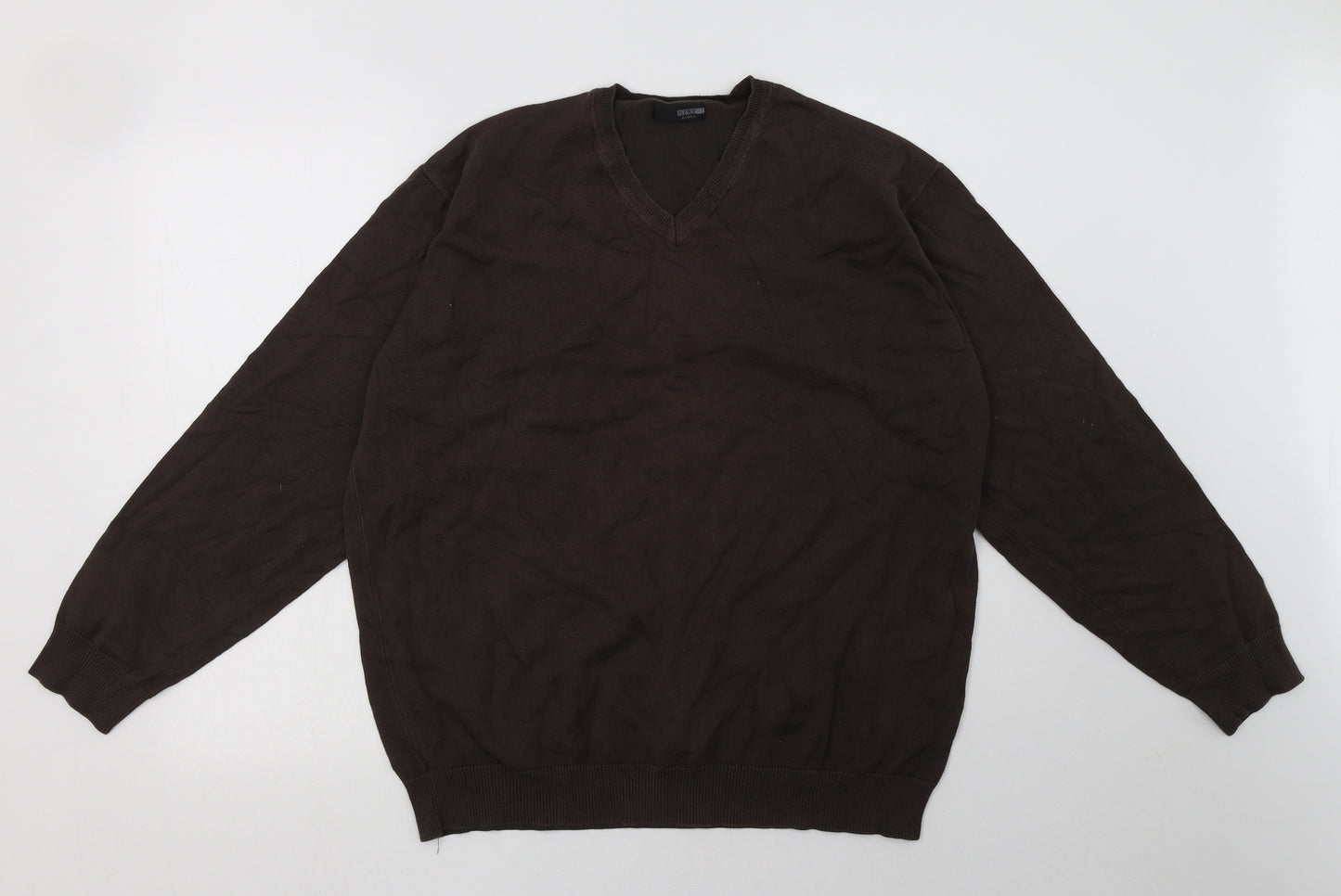 NEXT Mens Brown  Cotton Pullover Sweatshirt Size XL