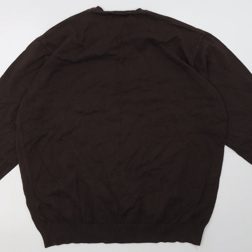 NEXT Mens Brown  Cotton Pullover Sweatshirt Size XL