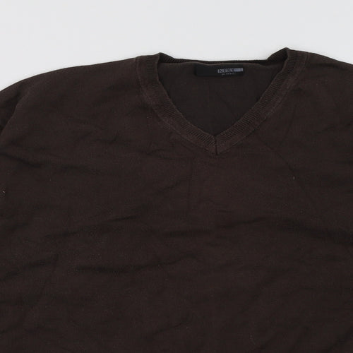 NEXT Mens Brown  Cotton Pullover Sweatshirt Size XL