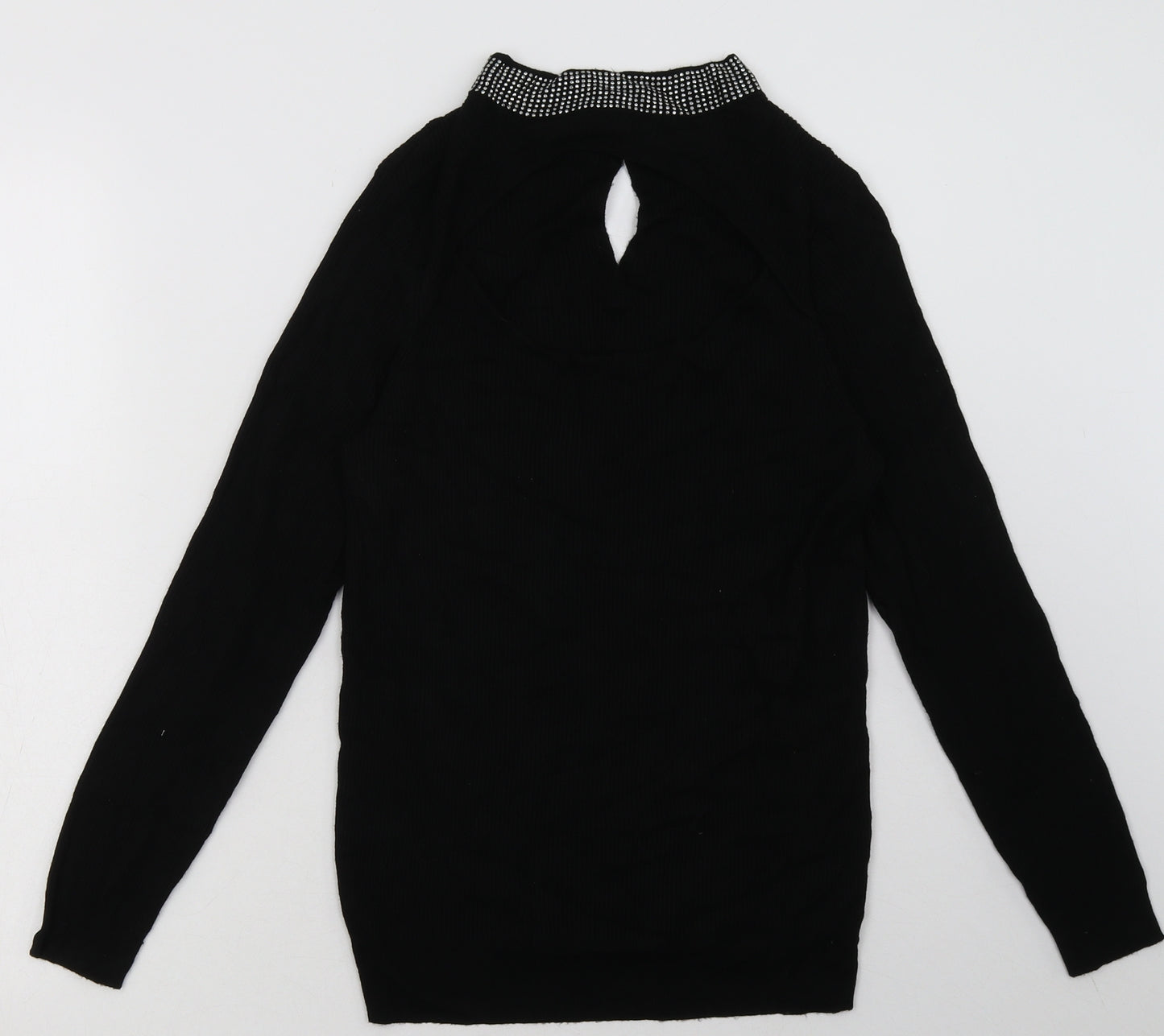 George Womens Black  Viscose Pullover Sweatshirt Size 18  Pullover - sparkly