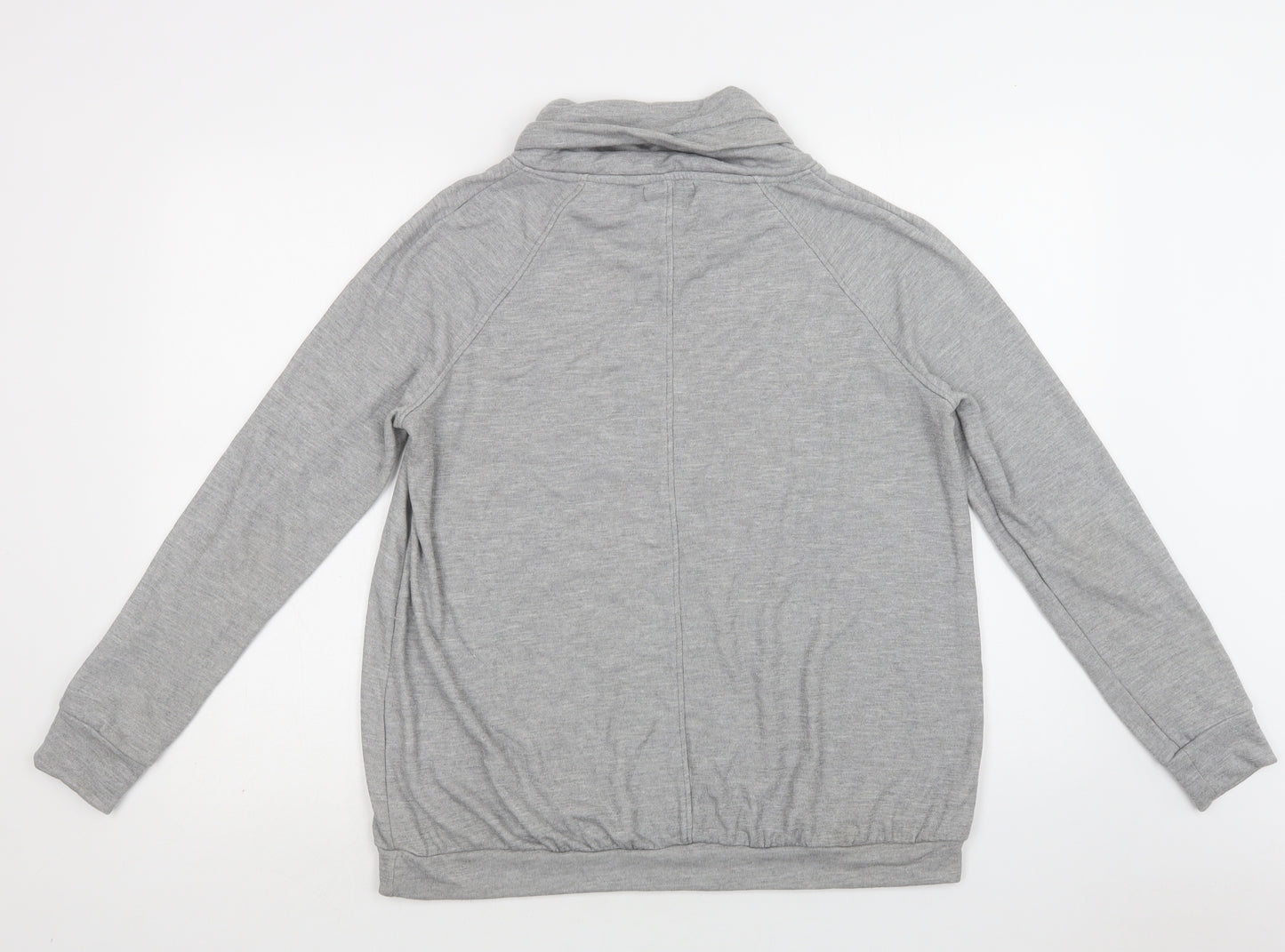 NEXT Womens Grey  Viscose Pullover Sweatshirt Size 14