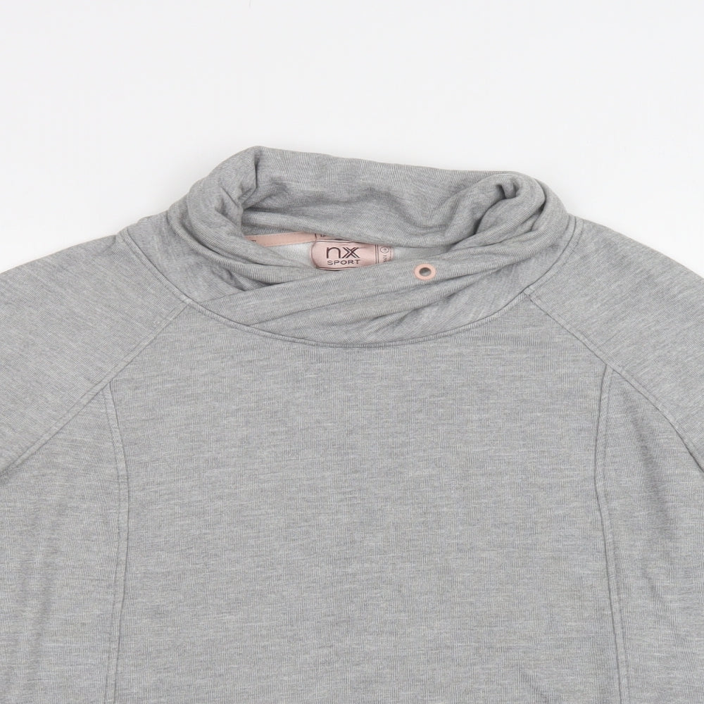 NEXT Womens Grey  Viscose Pullover Sweatshirt Size 14