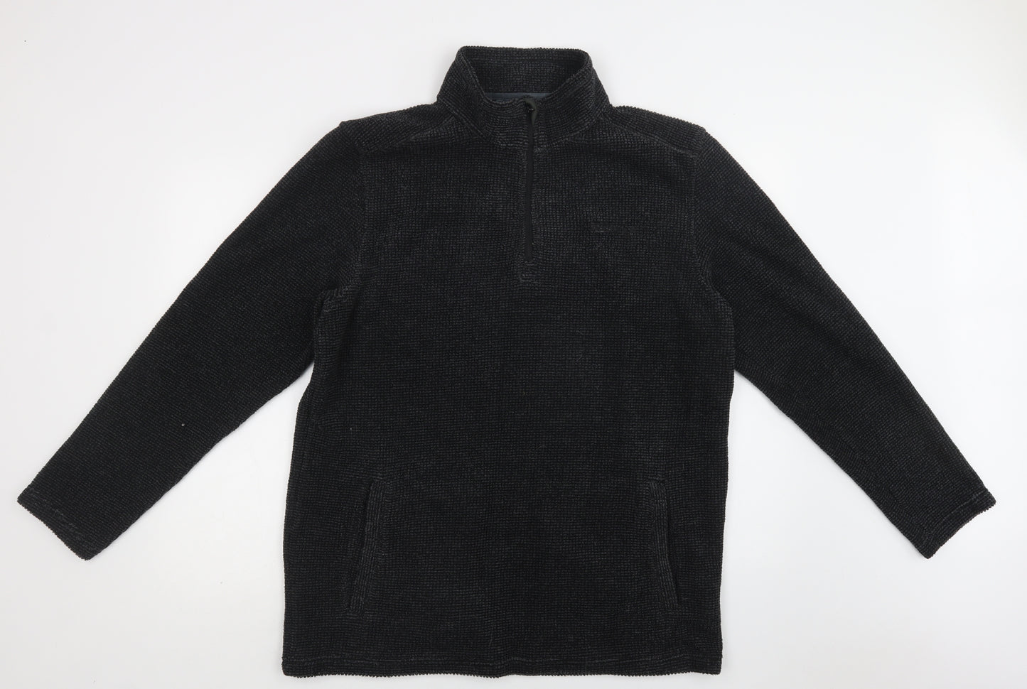 Peter Storm Mens Grey  Polyester Henley Sweatshirt Size L
