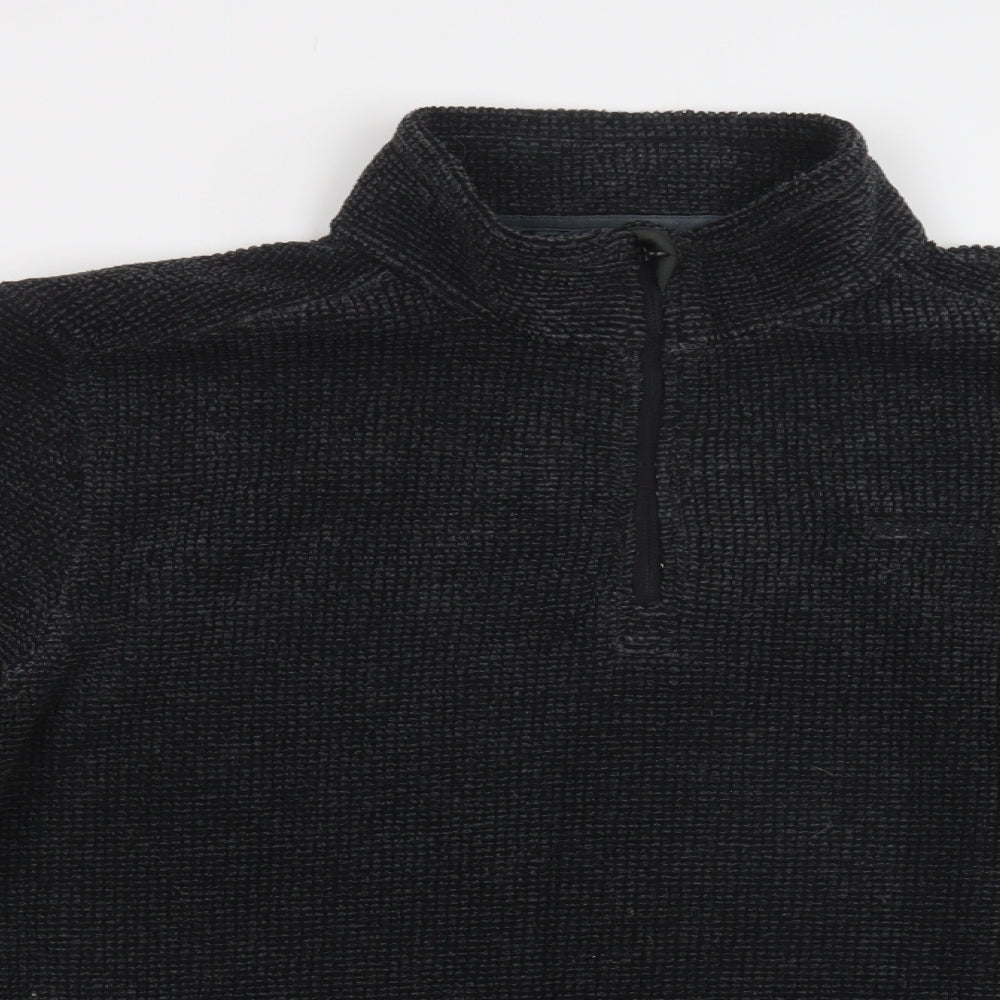 Peter Storm Mens Grey  Polyester Henley Sweatshirt Size L