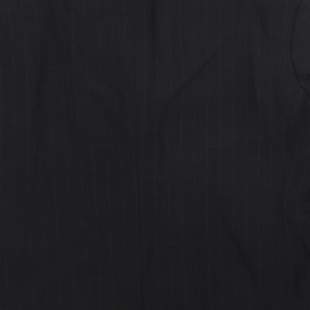 M&S Mens Grey Striped  Jacket Blazer Size 42  Button