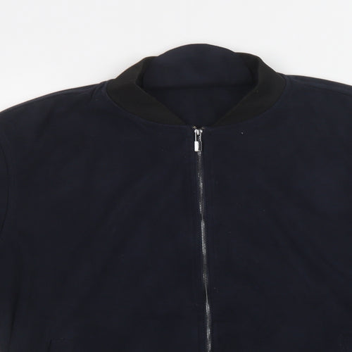 Zara Man Mens Blue   Bomber Jacket Jacket Size M  Zip