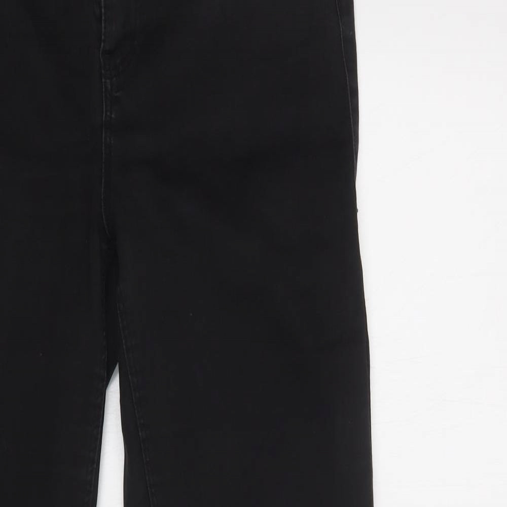 Dorothy Perkins Womens Black  Cotton Jegging Jeans Size 14 L29 in Regular Button