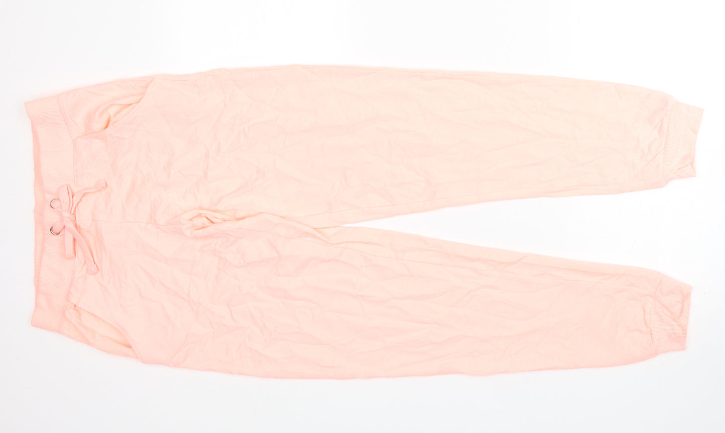 Love to Lounge Womens Orange  Polyester Trousers  Size 35 in L30 in Regular Tie - bright orange