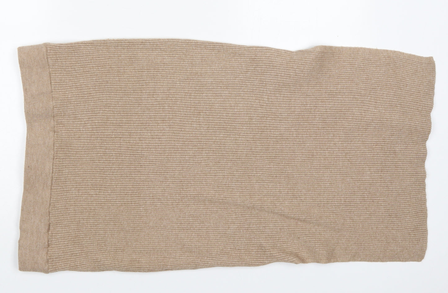 Primark Womens Beige  Viscose Straight & Pencil Skirt Size 14