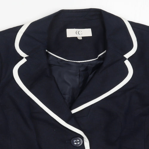 Country Casuals Womens Blue   Jacket  Size 14  Button