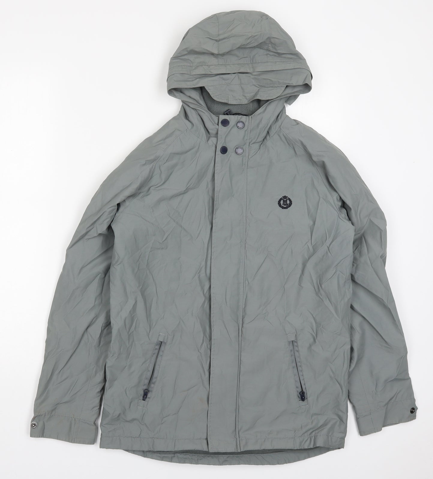Henri Lloyd Boys Grey   Basic Coat Coat Size 14-15 Years  Zip