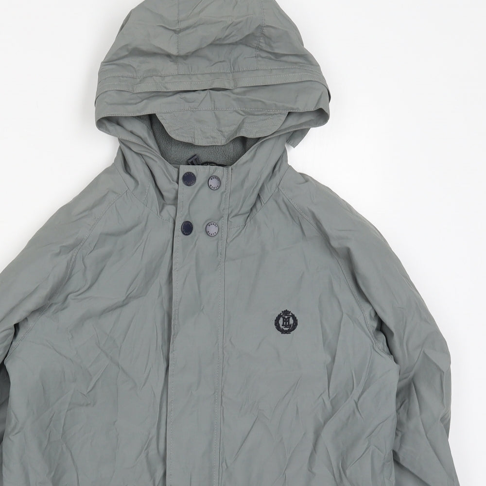 Henri Lloyd Boys Grey   Basic Coat Coat Size 14-15 Years  Zip