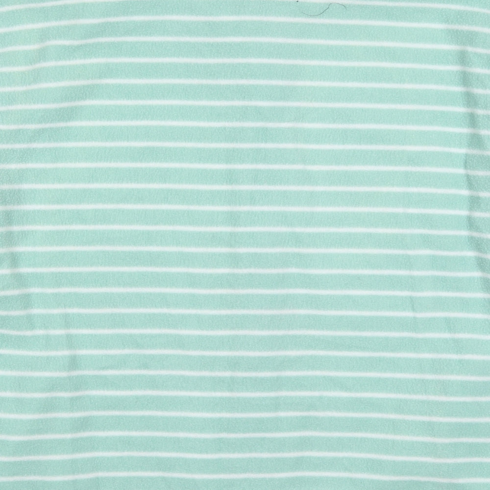 Anne De Lancay Womens Green Striped  Jacket  Size XL  Zip