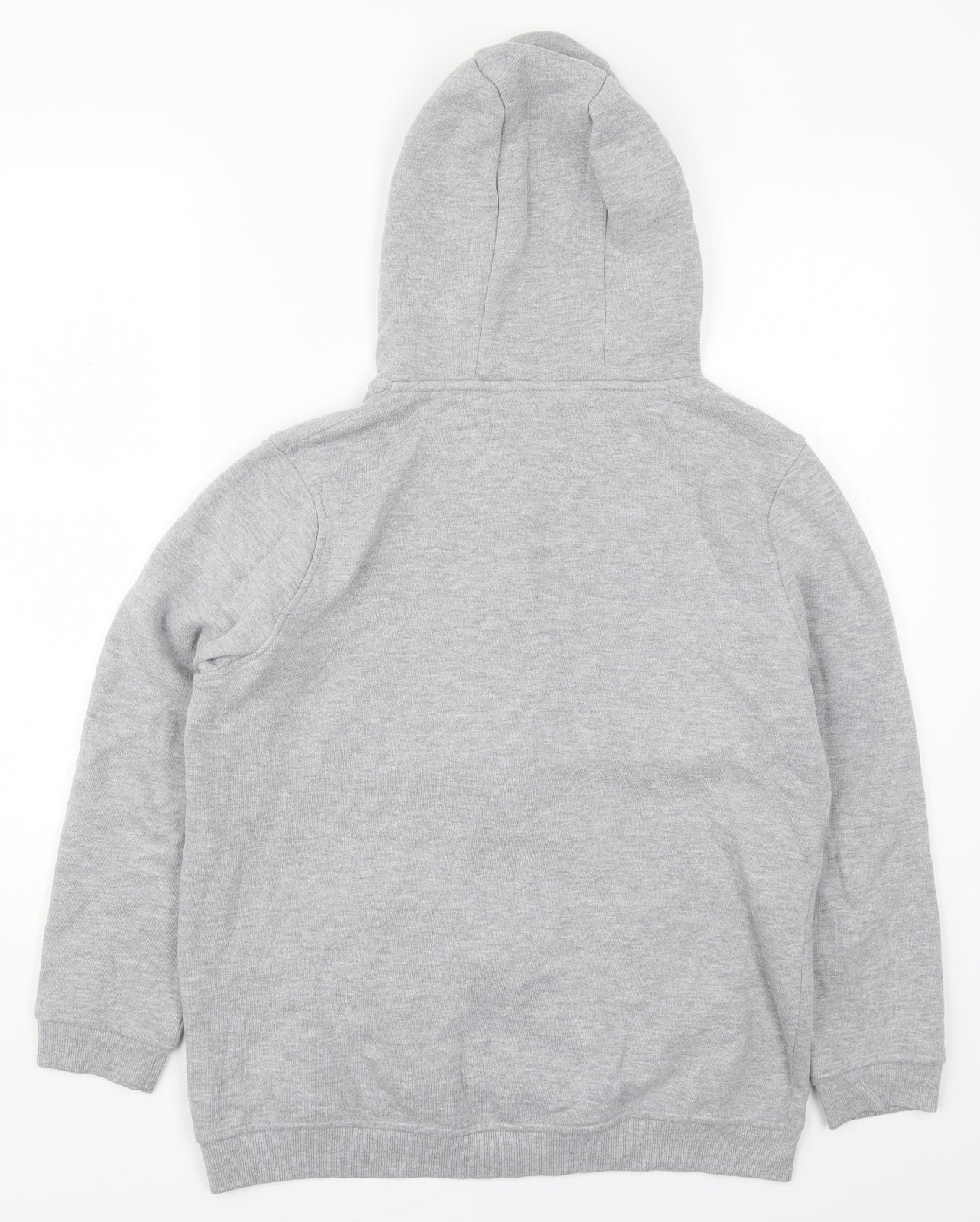 Primark Girls Grey  Cotton Full Zip Hoodie Size 13-14 Years  Zip