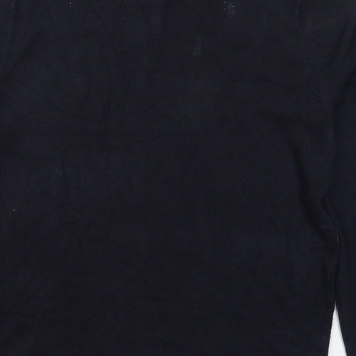 Matalan Mens Blue Collared  Acrylic Pullover Jumper Size L