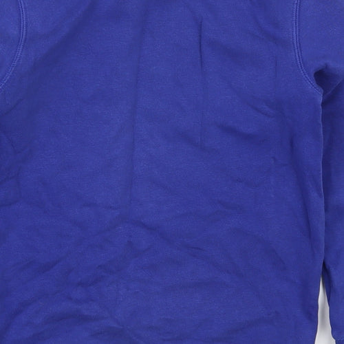 TU Boys Blue  Cotton Pullover Sweatshirt Size 8 Years  Pullover