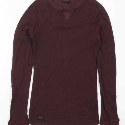 NEXT Mens Purple  Cotton Pullover Sweatshirt Size XS