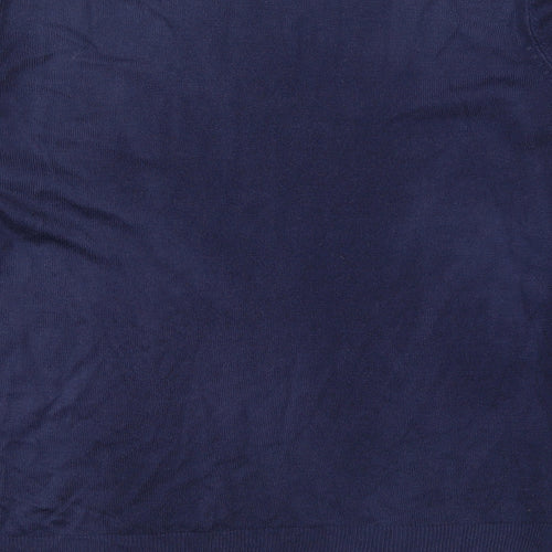Atmosphere Womens Blue V-Neck  Acrylic Pullover Jumper Size 12