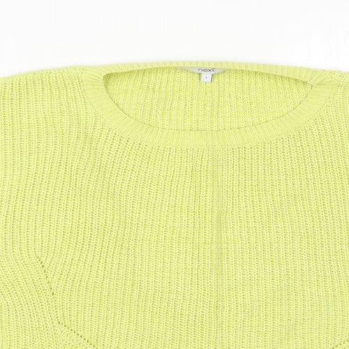 NEXT Womens Green Round Neck  Acrylic Pullover Jumper Size L