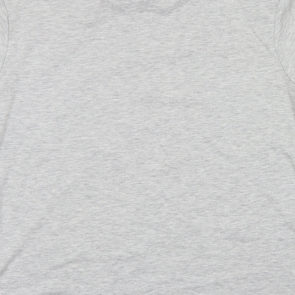 Primark Womens Grey  Polyester Basic T-Shirt Size S Crew Neck - Friends
