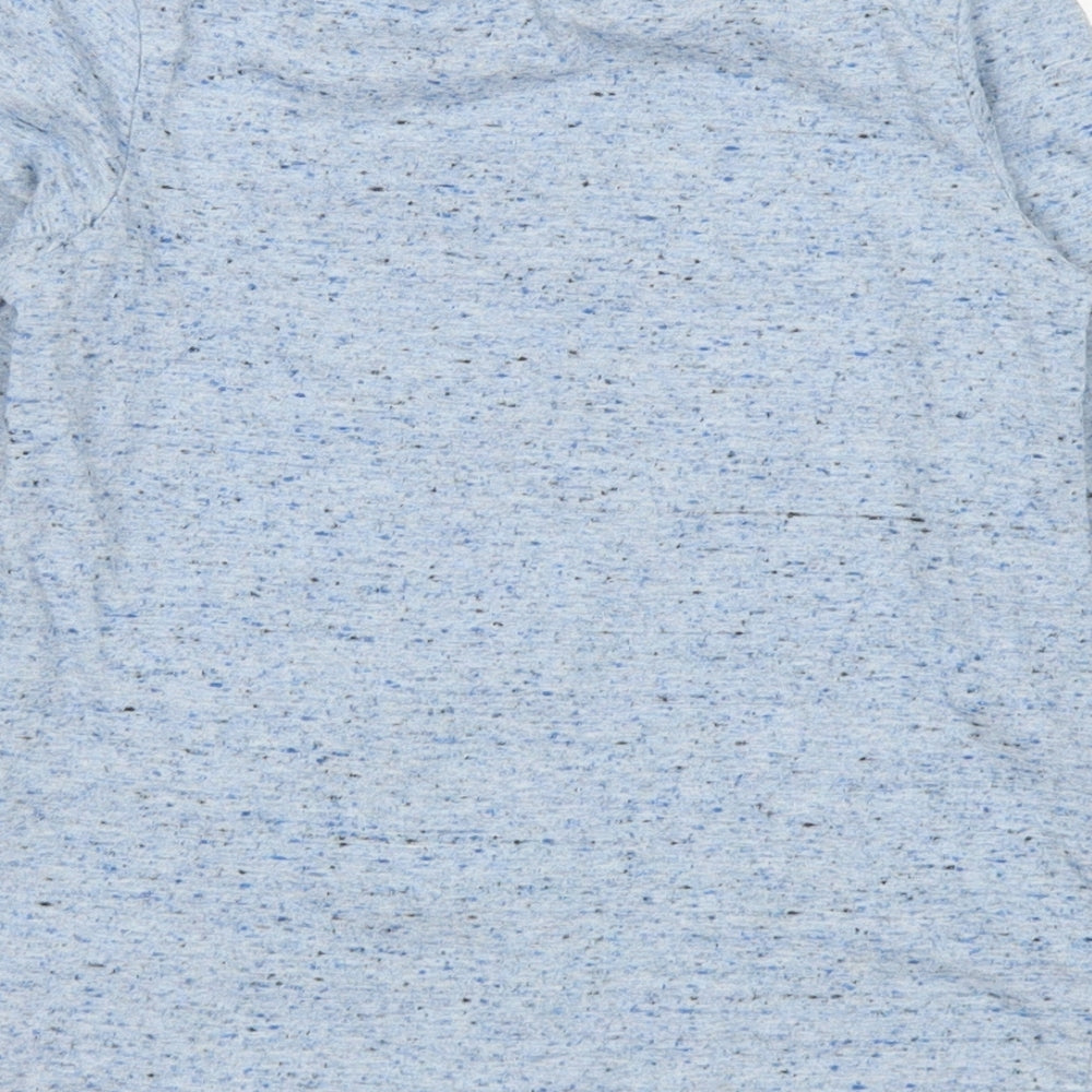 Nutmeg Boys Blue  Cotton Basic T-Shirt Size 5 Years Crew Neck  - Tractor