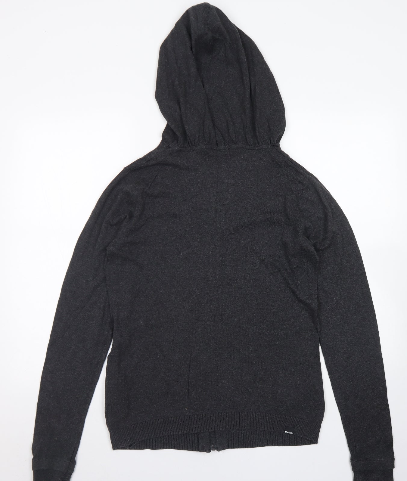 Bench Womens Grey  Cotton Full Zip Hoodie Size XL  Zip