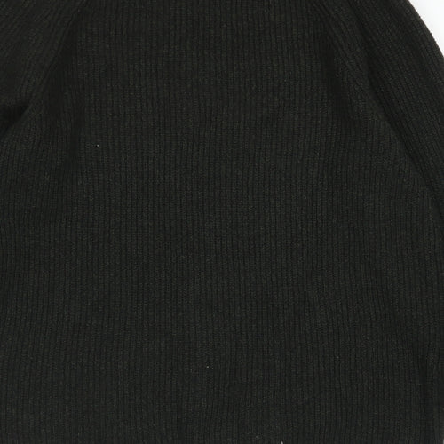 F&F Mens Green Crew Neck  Polyester Pullover Jumper Size S