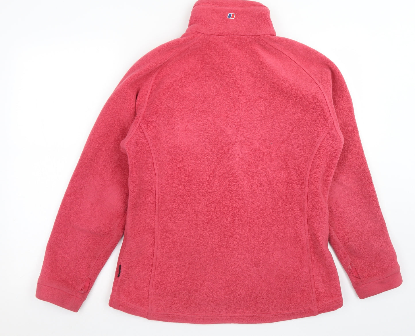 Berghaus Womens Pink  Polyester Full Zip Sweatshirt Size 12  Zip