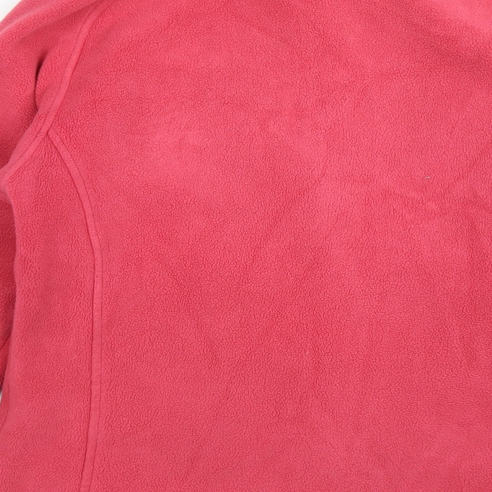 Berghaus Womens Pink  Polyester Full Zip Sweatshirt Size 12  Zip