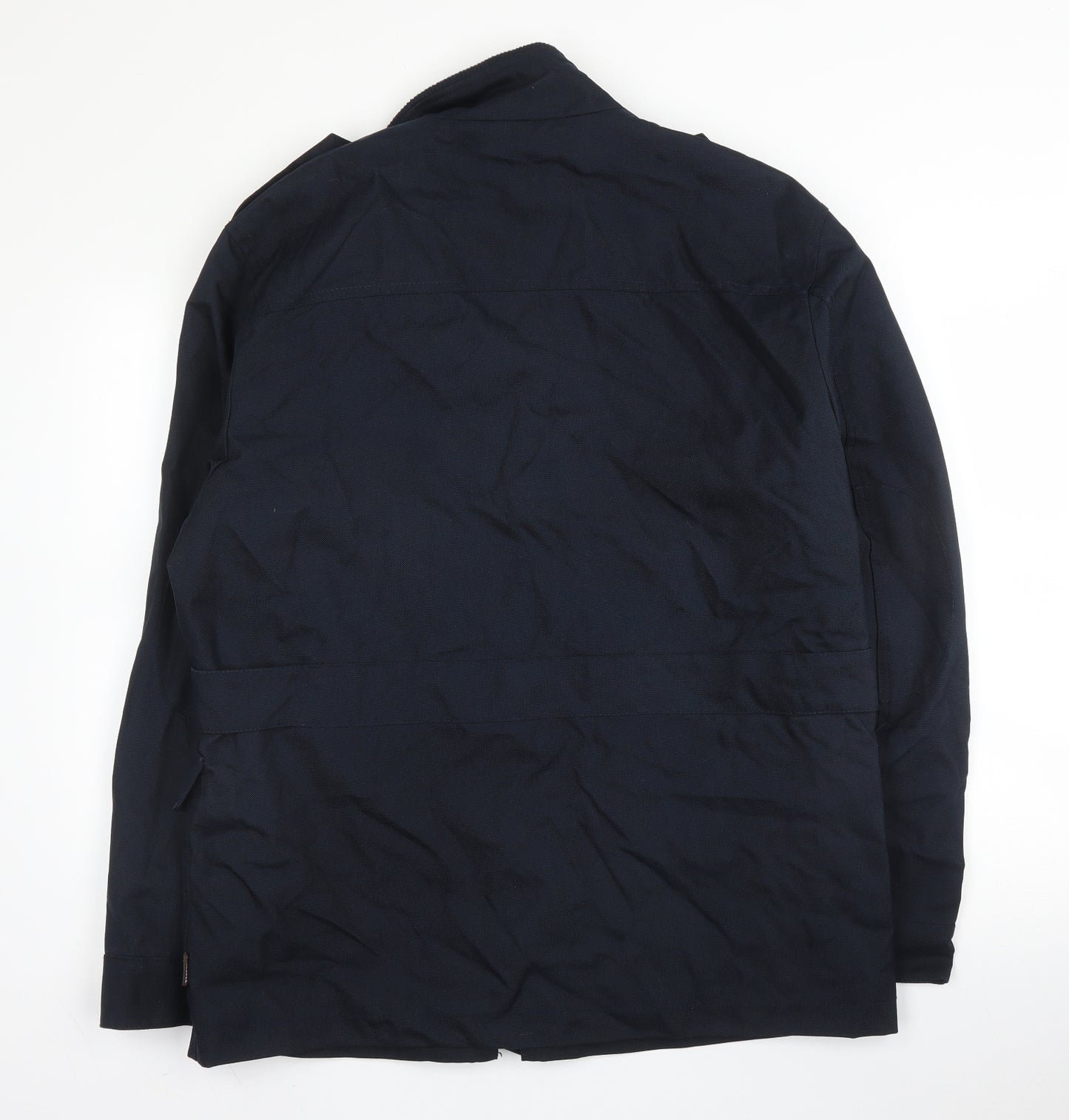 Debenhams Mens Blue   Military Jacket Coat Size M  Zip