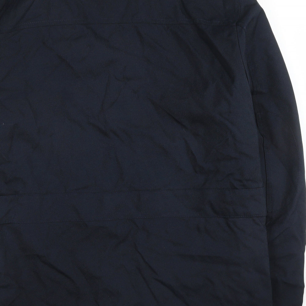 Debenhams Mens Blue   Military Jacket Coat Size M  Zip